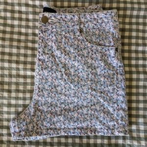 Floral Denim Shorts for Summer